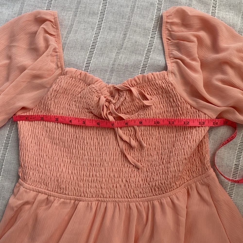 Byinns NWT sweetheart neckline smocked dress. - Picture 8 of 14